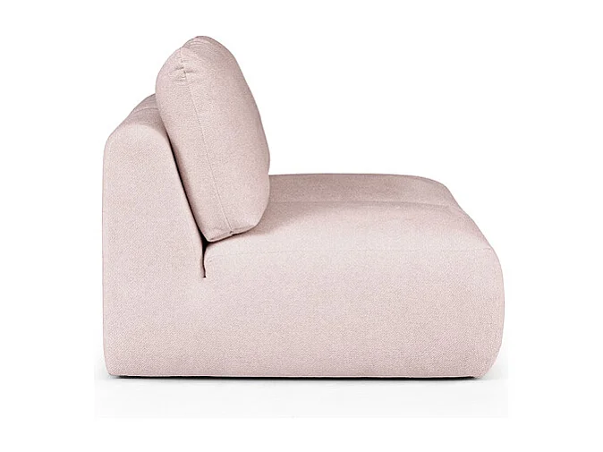 Rodier Canapé 2 places sans accoudoirs Mirel rose