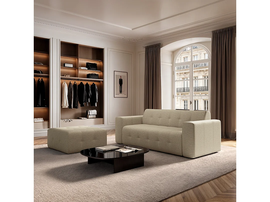 Rodier Canapé 3 places Tuil beige