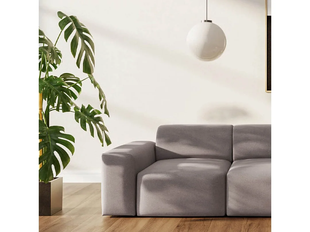 Rodier Canapé 3 places Villet gris cendré