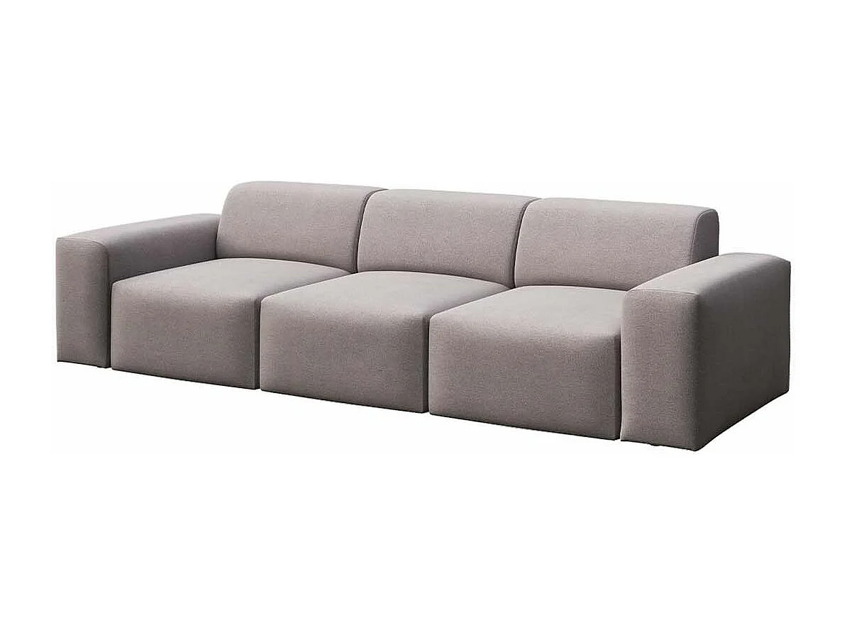 Rodier Canapé 3 places Villet gris cendré