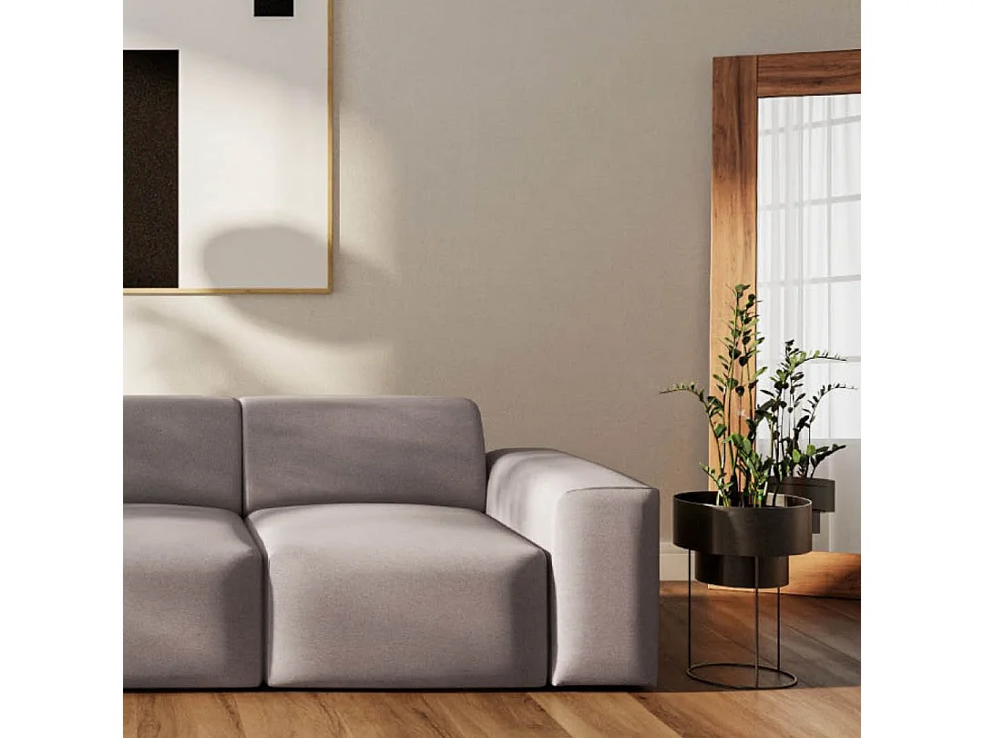 Rodier Canapé 3 places Villet gris cendré