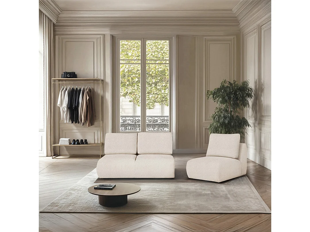 Rodier Fauteuil sans accoudoirs Mirel crème