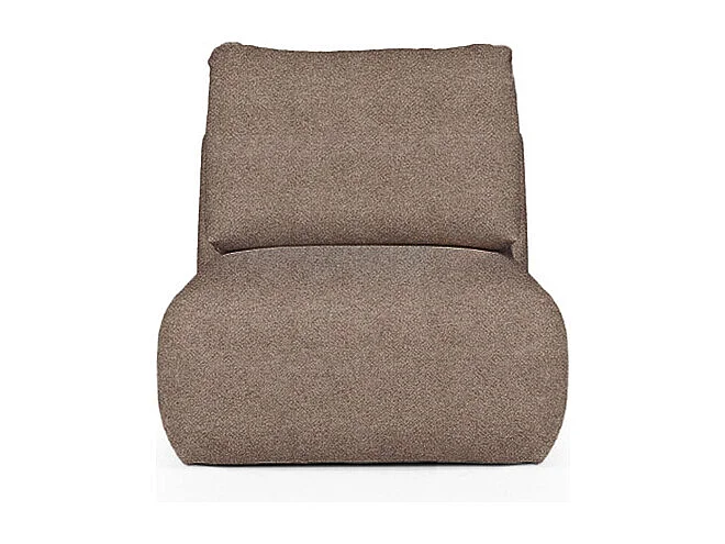 Rodier Fauteuil sans accoudoirs Mirel brun