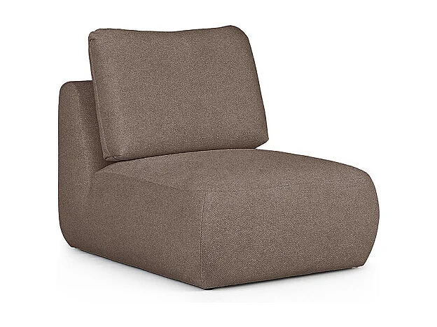 Rodier Fauteuil sans accoudoirs Mirel brun
