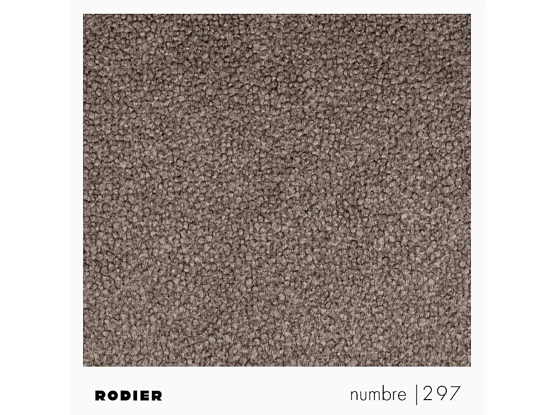 Rodier Fauteuil sans accoudoirs Mirel brun