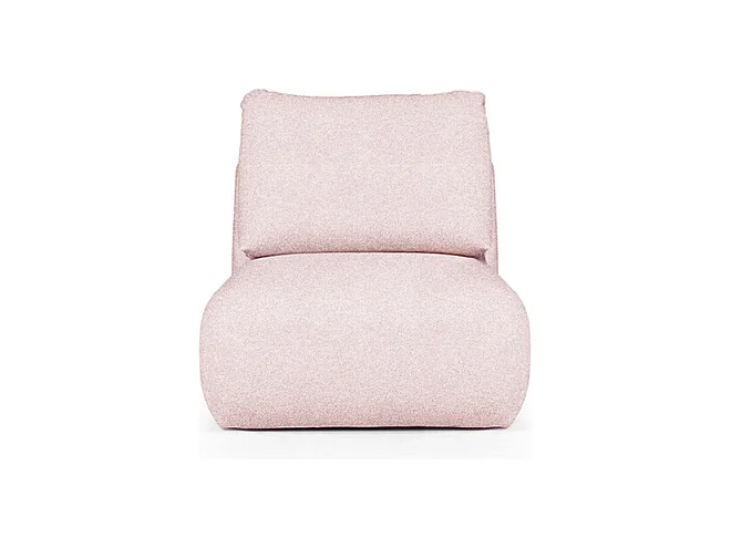Rodier Fauteuil sans accoudoirs Mirel rose