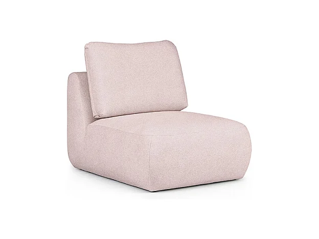 Rodier Fauteuil sans accoudoirs Mirel rose