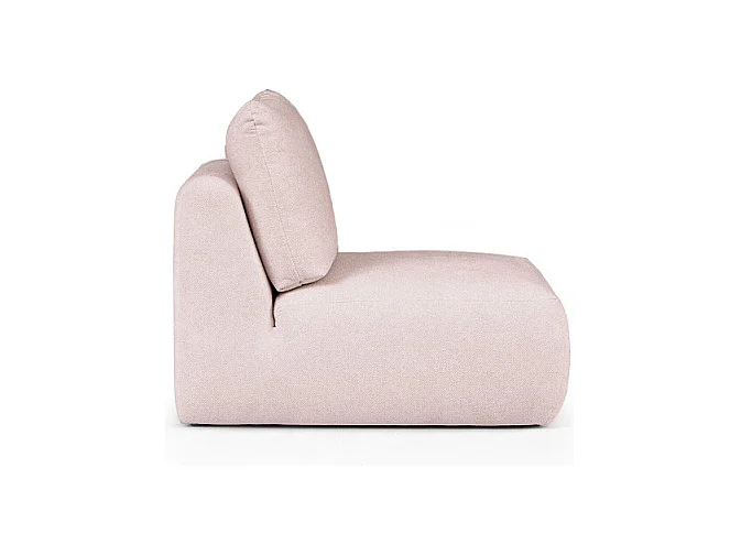 Rodier Fauteuil sans accoudoirs Mirel rose