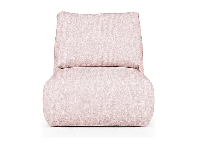 Rodier Fauteuil sans accoudoirs Mirel rose