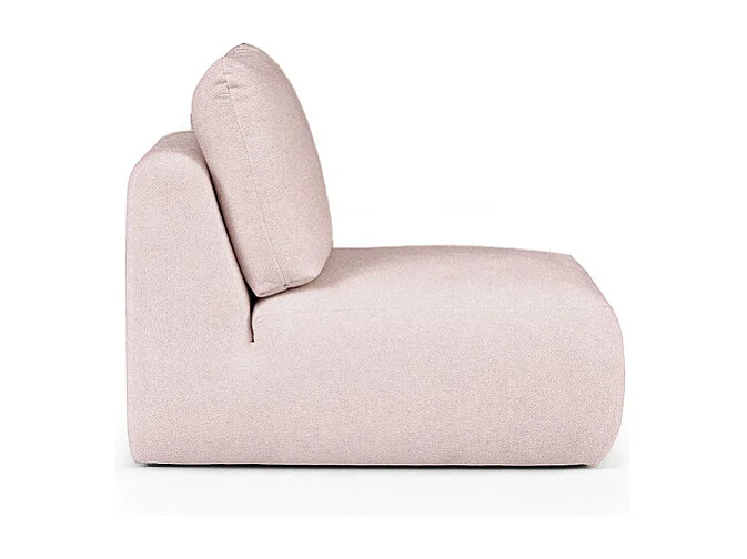 Rodier Fauteuil sans accoudoirs Mirel rose