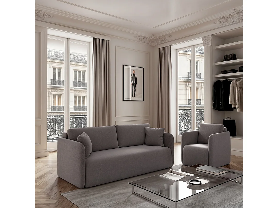 Rodier Fauteuil Chaum gris