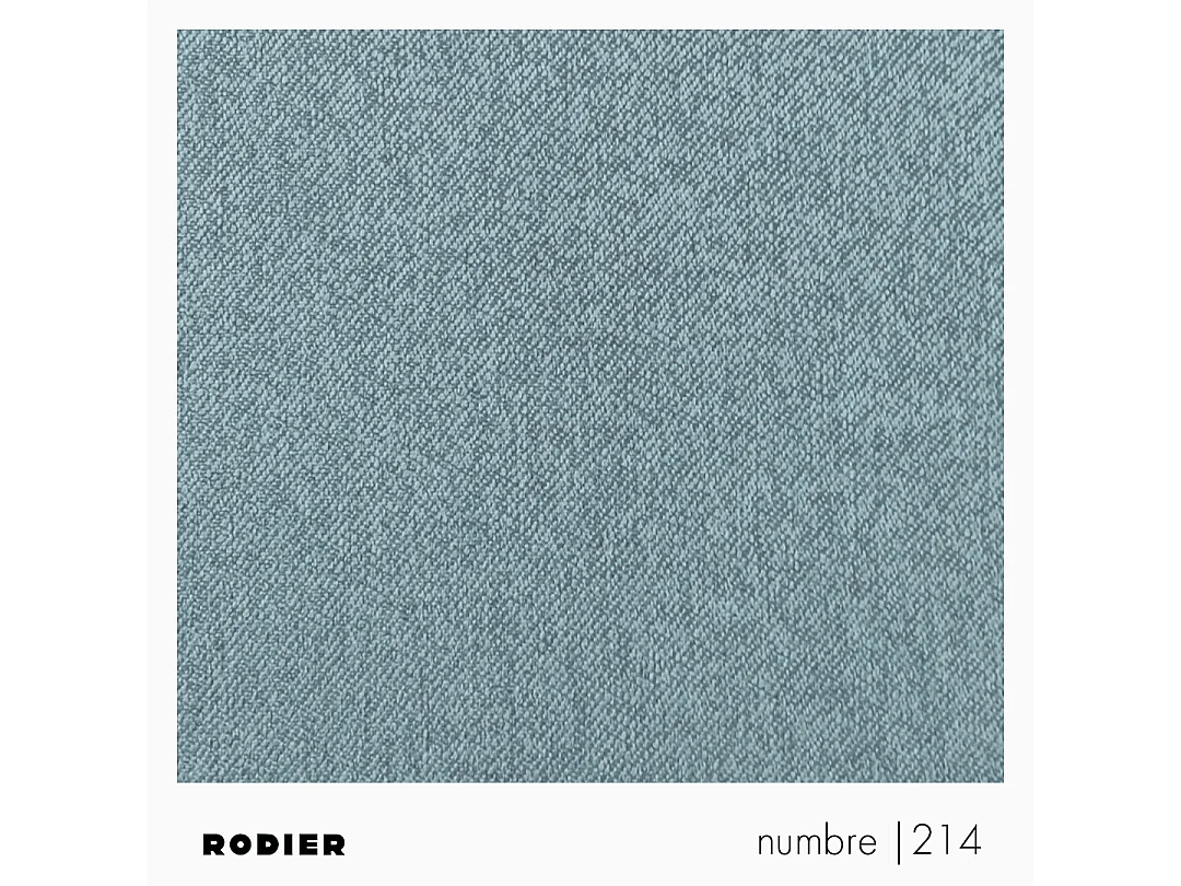 Rodier Canapé d'angle droit convertible Brim bleu clair
