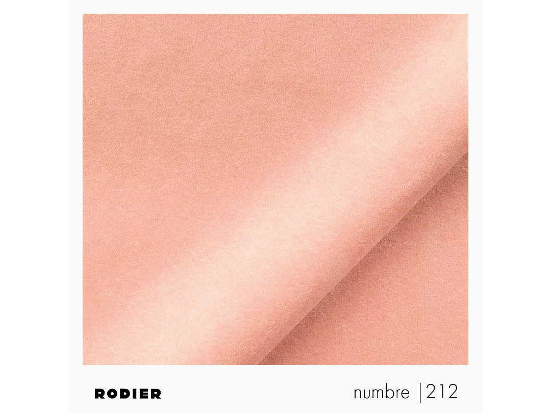 Rodier Canapé d'angle droit convertible Brim pêche