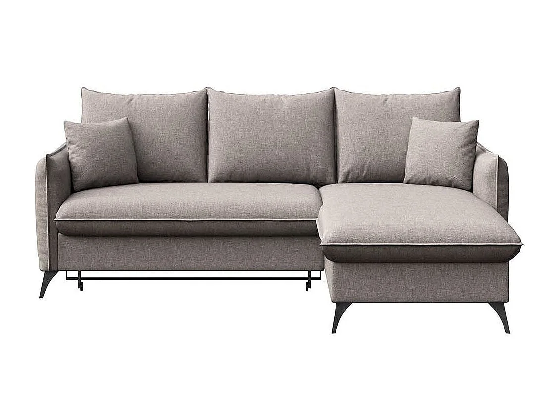 Rodier Canapé d'angle droit convertible Brim gris