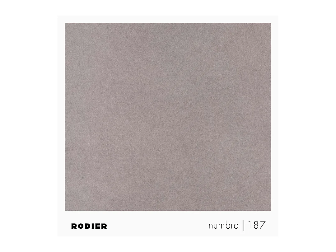 Rodier Canapé d'angle droit convertible Villet gris cendré