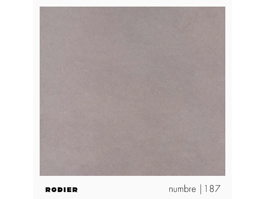 Rodier Canapé d'angle droit convertible Villet gris cendré