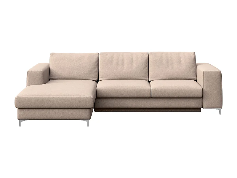 Rodier Canapé d'angle gauche convertible Rene beige