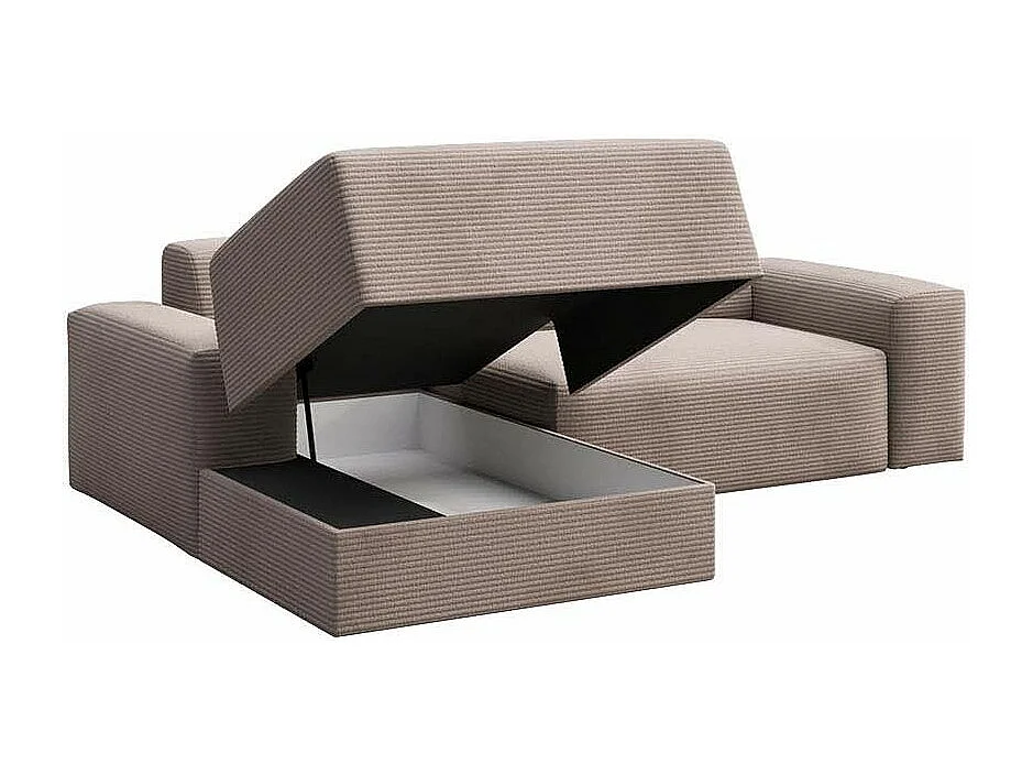 Rodier Canapé d'angle gauche convertible Villet écru