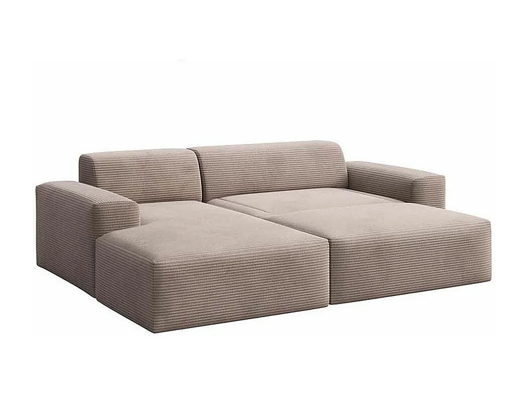 Rodier Canapé d'angle gauche convertible Villet écru