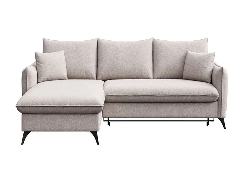 Rodier Canapé d'angle gauche convertible Brim gris clair