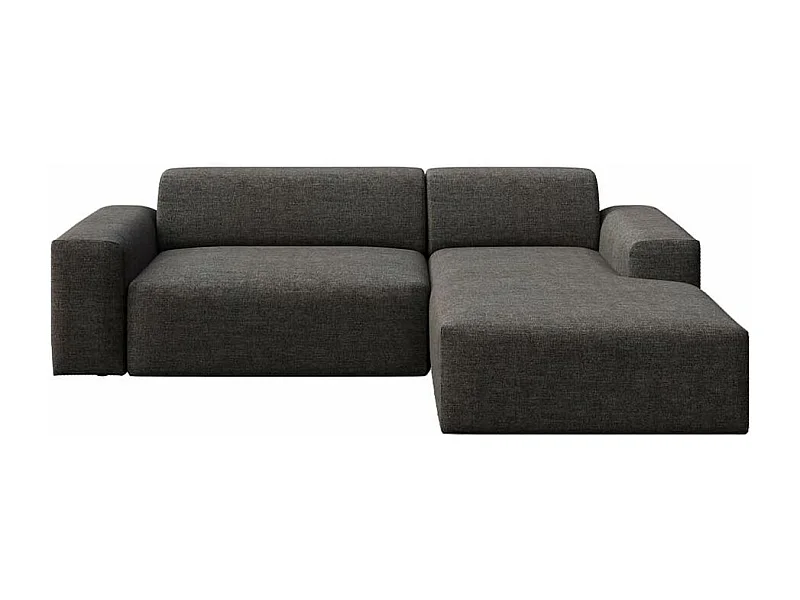 Rodier Canapé d'angle droit convertible Villet anthracite