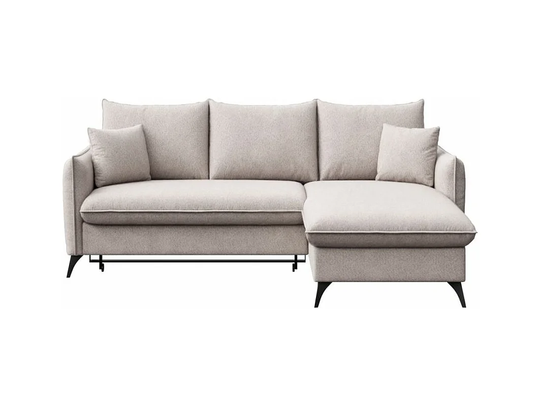 Rodier Canapé d'angle droit convertible Brim gris clair
