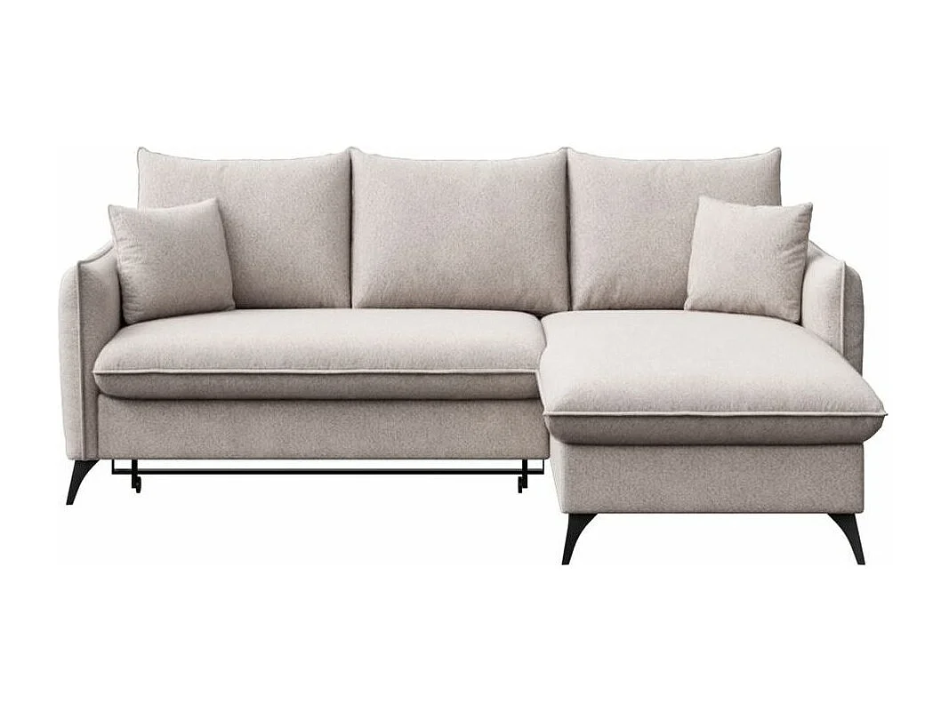 Rodier Canapé d'angle droit convertible Brim gris clair