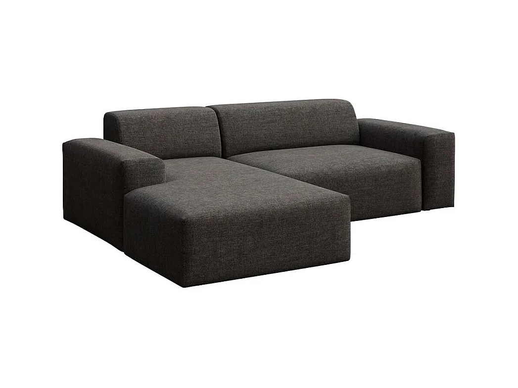 Rodier Canapé d'angle gauche convertible Villet anthracite