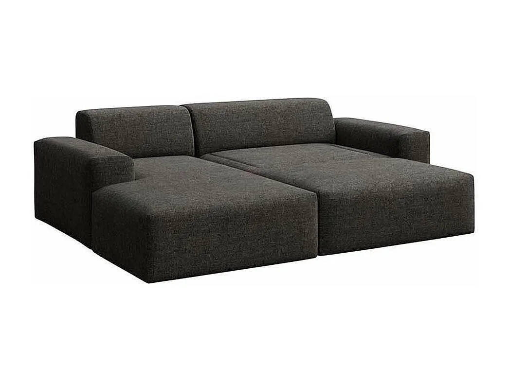 Rodier Canapé d'angle gauche convertible Villet anthracite