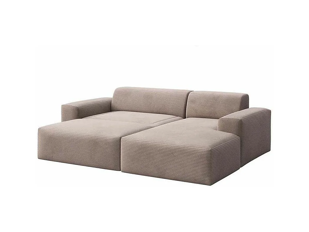 Rodier Canapé d'angle droit convertible Villet écru