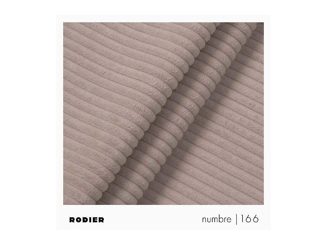 Rodier Canapé d'angle droit convertible Villet écru