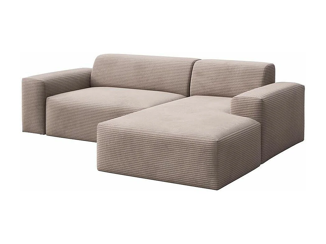 Rodier Canapé d'angle droit convertible Villet écru