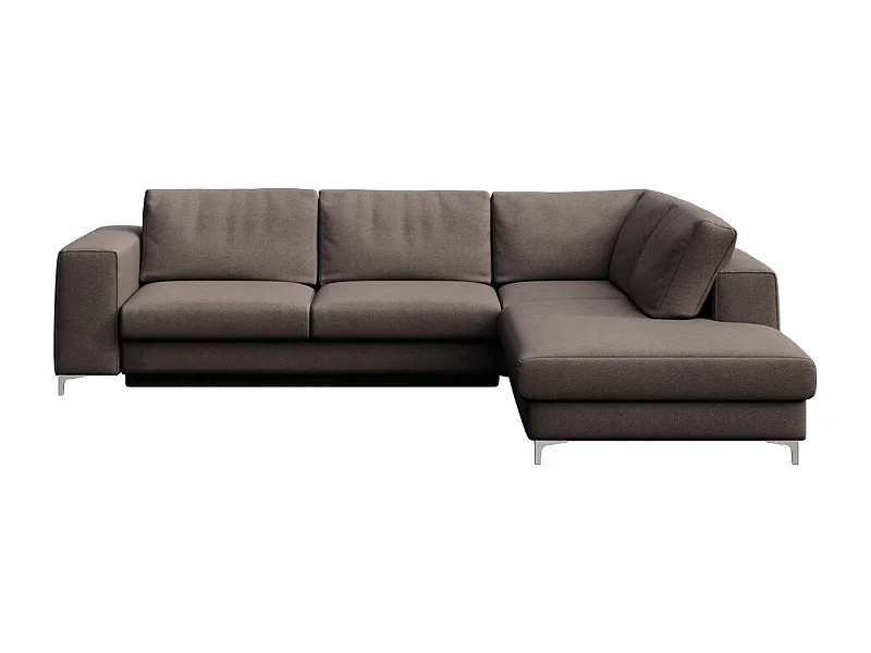 Rodier Grand canapé d'angle droit convertible Rene gris cendré