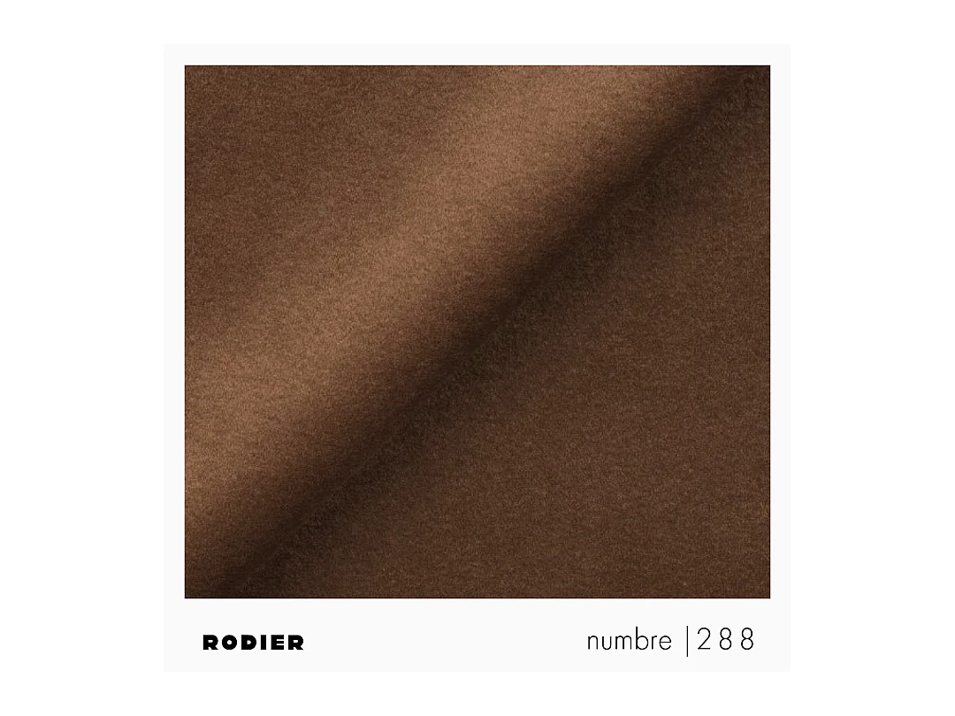 Rodier Grand canapé d'angle droit convertible Rene marron