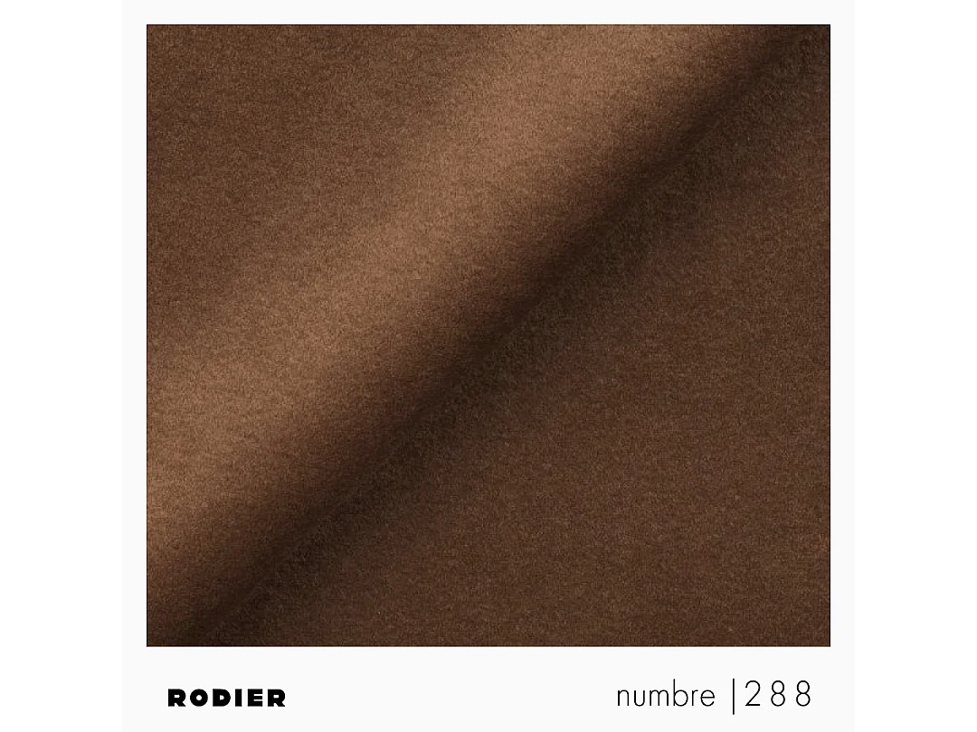 Rodier Canapé d'angle gauche convertible Rene marron