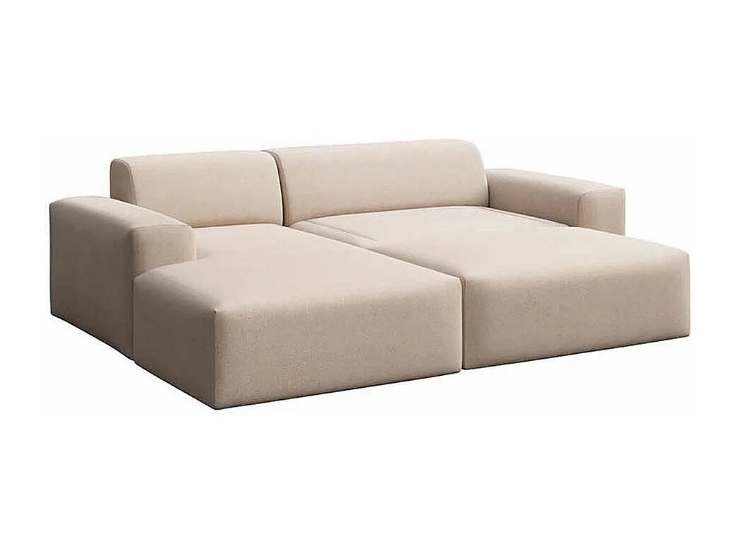 Rodier Canapé d'angle gauche convertible Villet beige