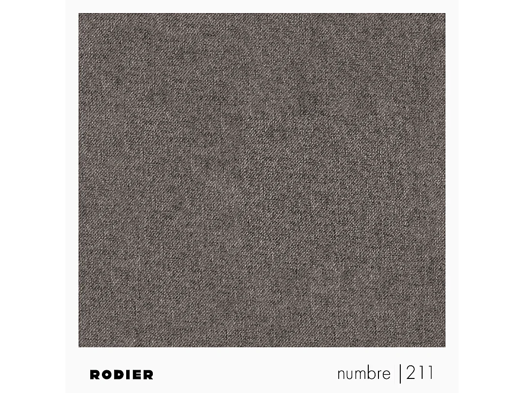 Rodier Canapé d'angle gauche convertible Brim gris