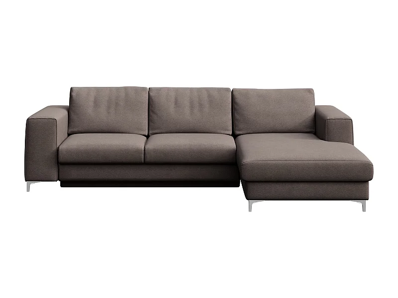 Rodier Canapé d'angle droit convertible Rene gris cendré