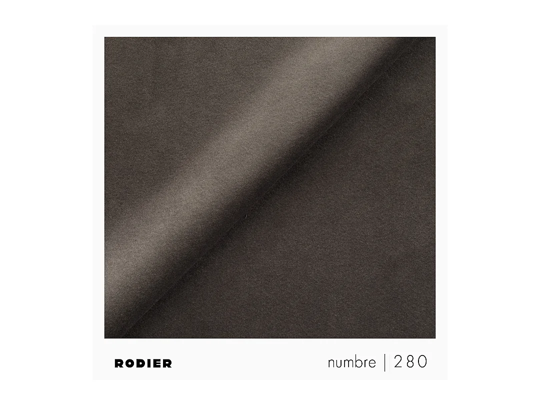 Rodier Canapé d'angle droit convertible Rene gris cendré