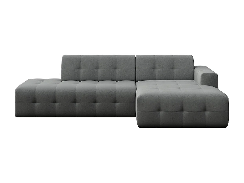 Rodier Canapé d'angle droit Tuil gris argenté