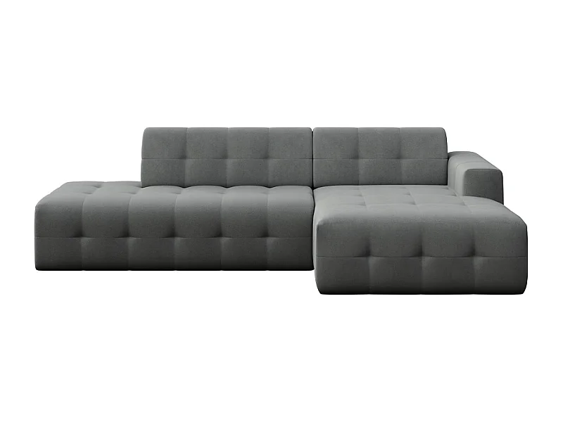 Rodier Canapé d'angle droit Tuil gris argenté