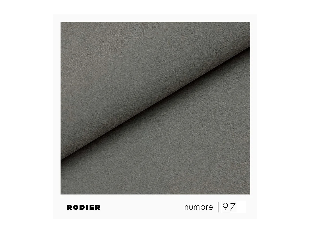 Rodier Grand Canapé d'angle gauche Tuil gris argenté