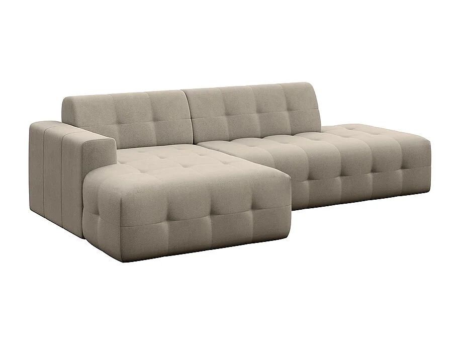 Rodier Canapé d'angle gauche Tuil beige foncé