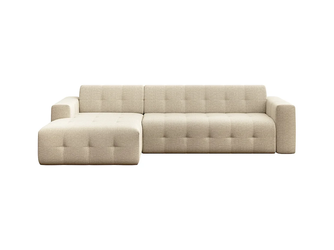 Rodier Grand Canapé d'angle gauche Tuil beige