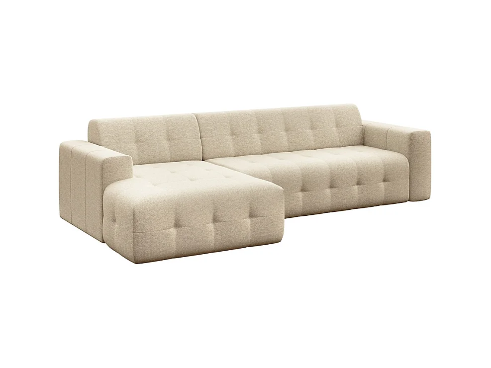 Rodier Grand Canapé d'angle gauche Tuil beige