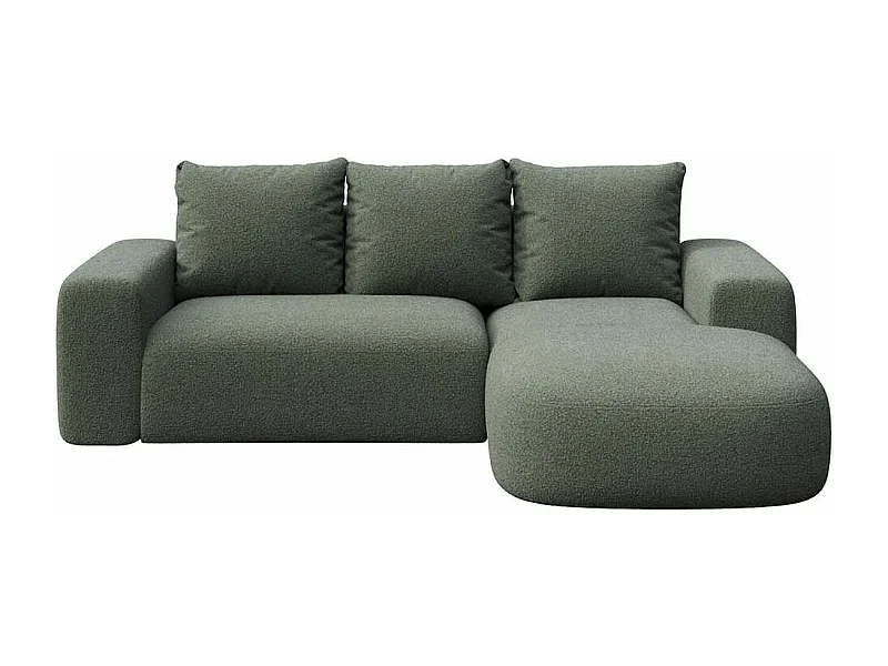 Monce chaise longue bank rechts bottle green