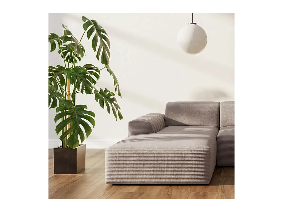 Rodier Canapé d'angle gauche Villet écru