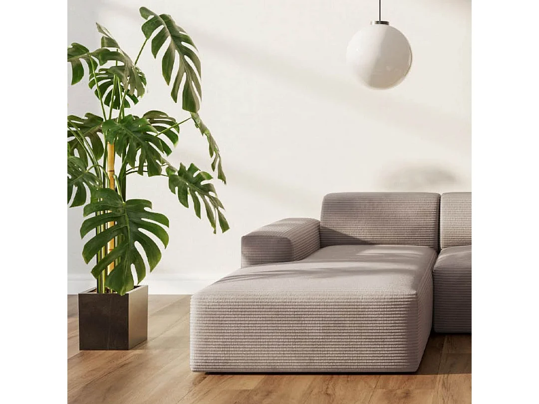 Rodier Canapé d'angle gauche Villet écru