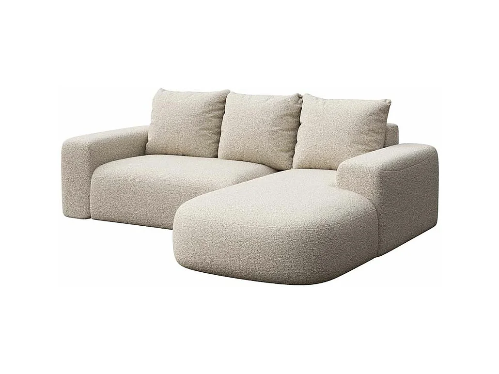 Rodier Canapé d'angle droit Monce beige