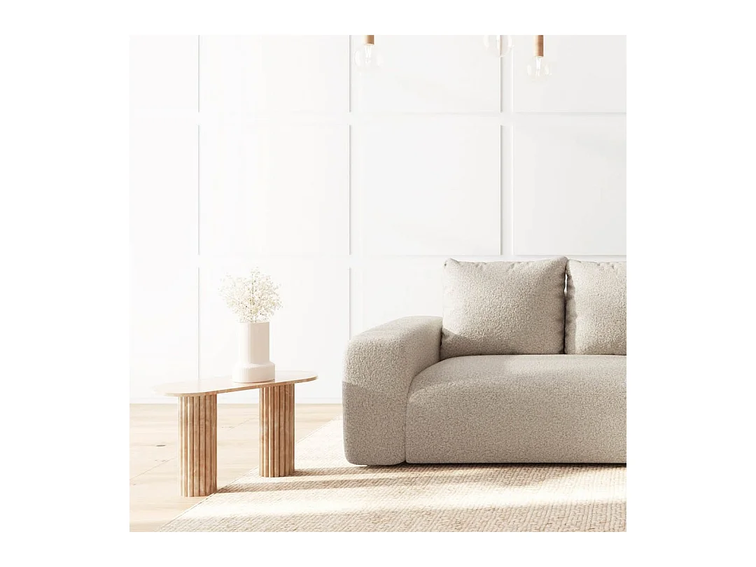 Rodier Canapé d'angle droit Monce beige